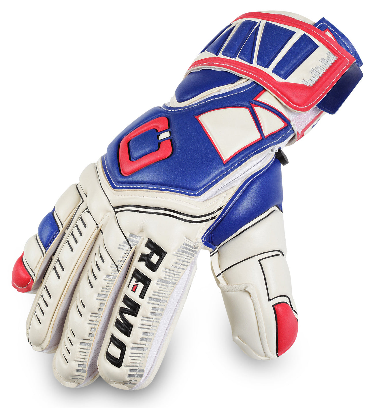 REMO Guarda Fingersave Torwarthandschuhe Rot-Blau