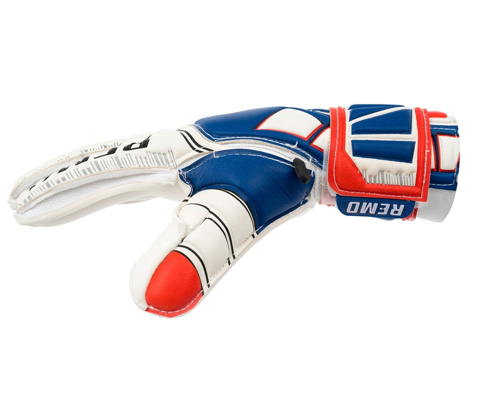 REMO Guarda Fingersave Torwarthandschuhe Rot-Blau