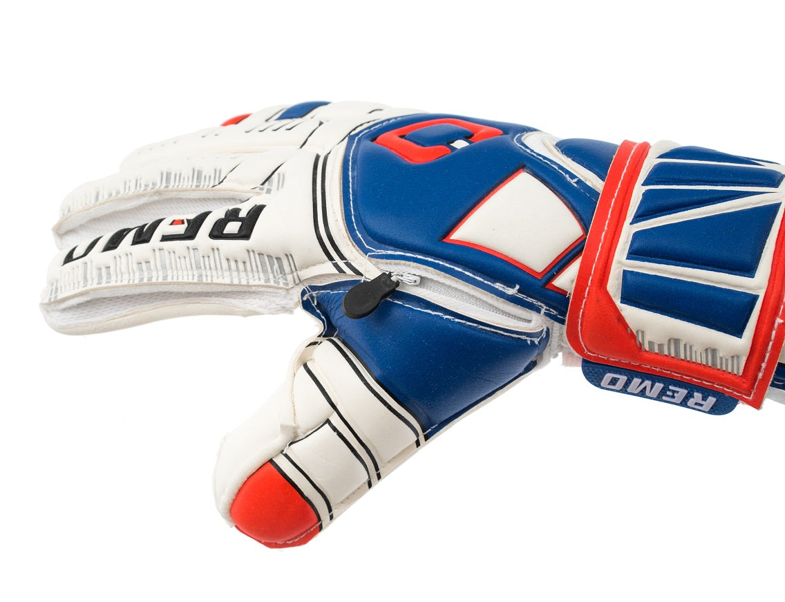 REMO Guarda Fingersave Torwarthandschuhe Rot-Blau