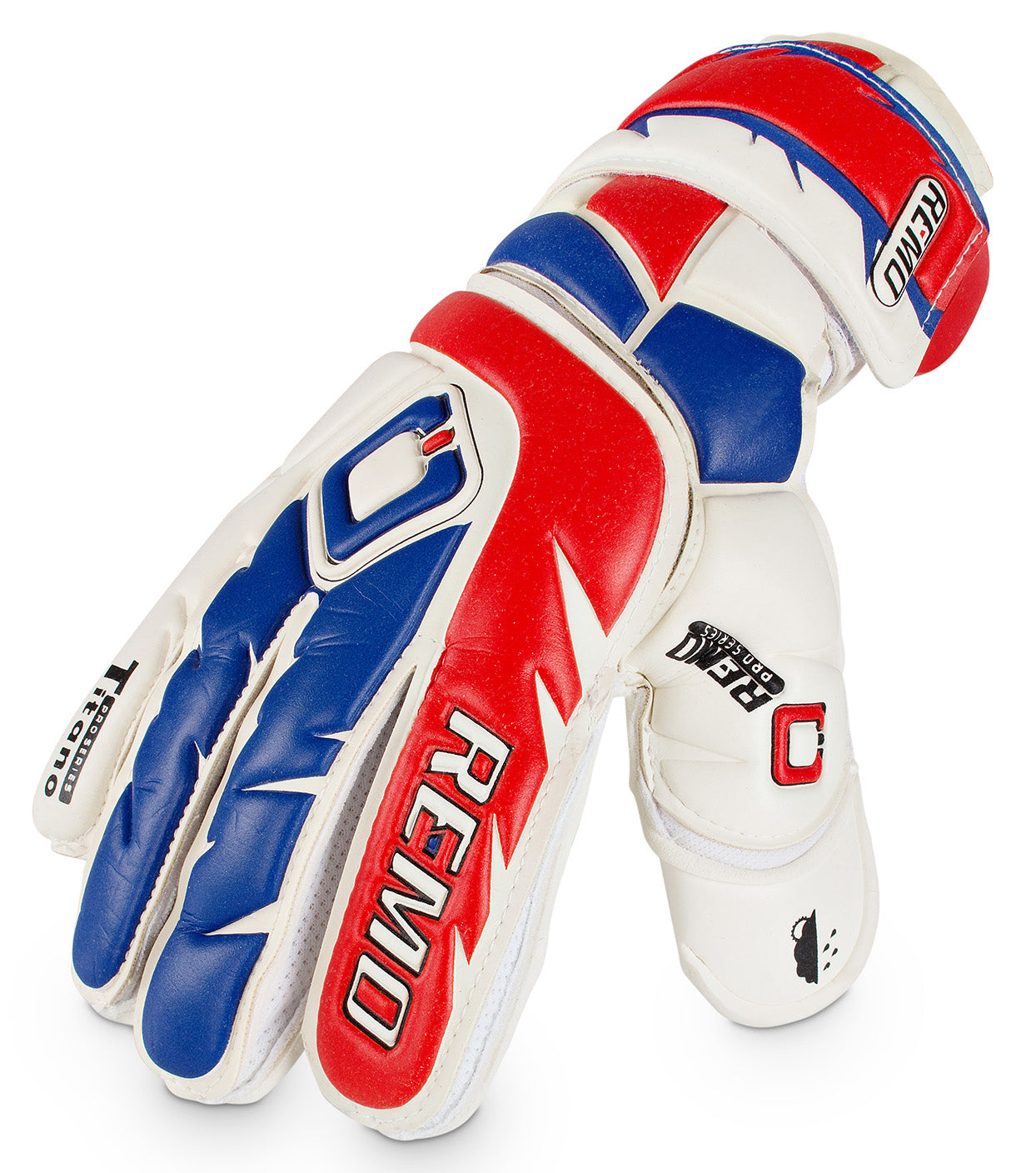 REMO Titano RFC15 Torwarthandschuhe Blau-Rot
