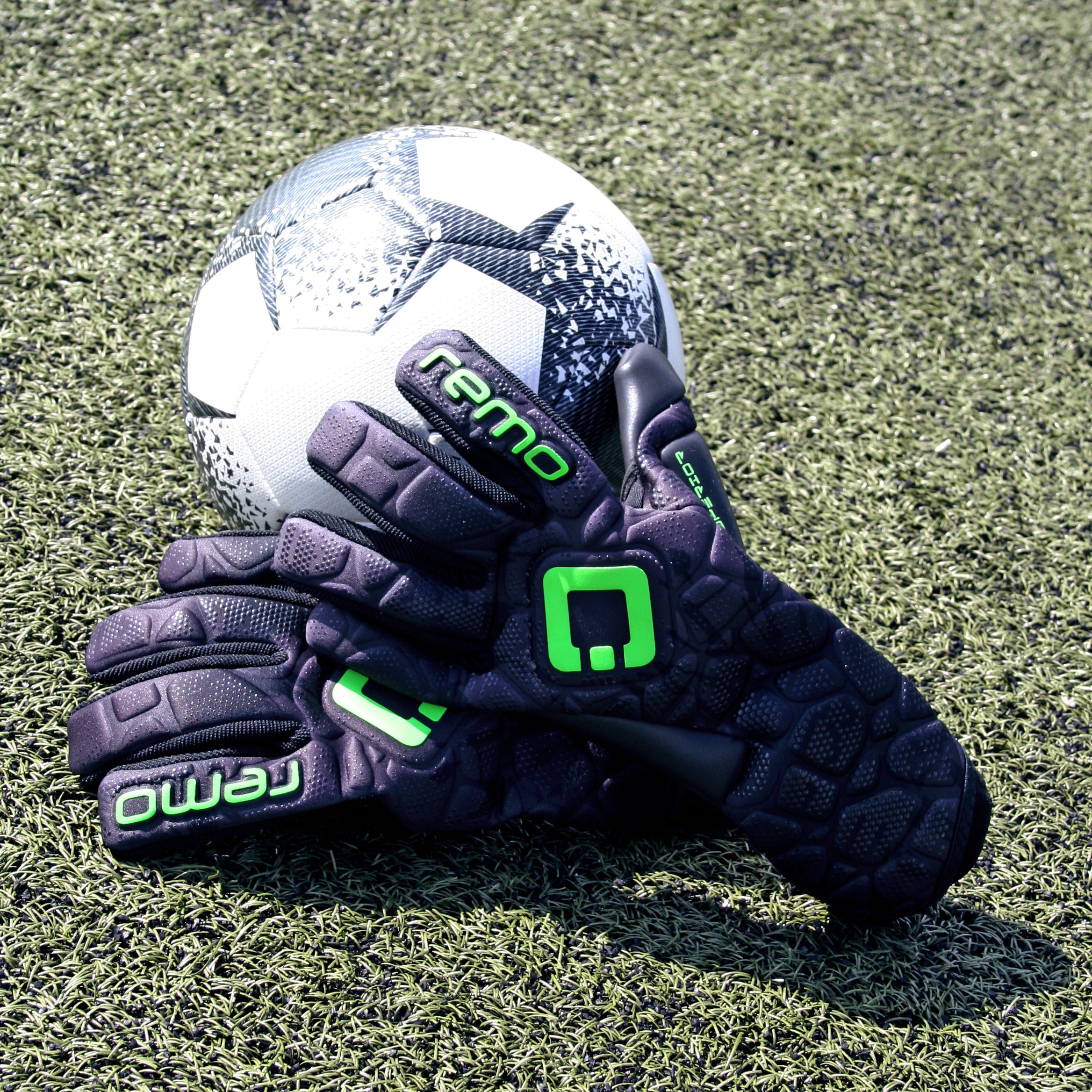 REMO Neo NC Torwarthandschue schwarz